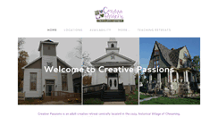 Desktop Screenshot of creativepassionsllc.com